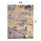 World Rug Gallery Contemporary Distressed Abstract Watercolor Non Shedding Soft Area Rug 5' x 7' Yellow 395YELLOW5x7 - alternate 6